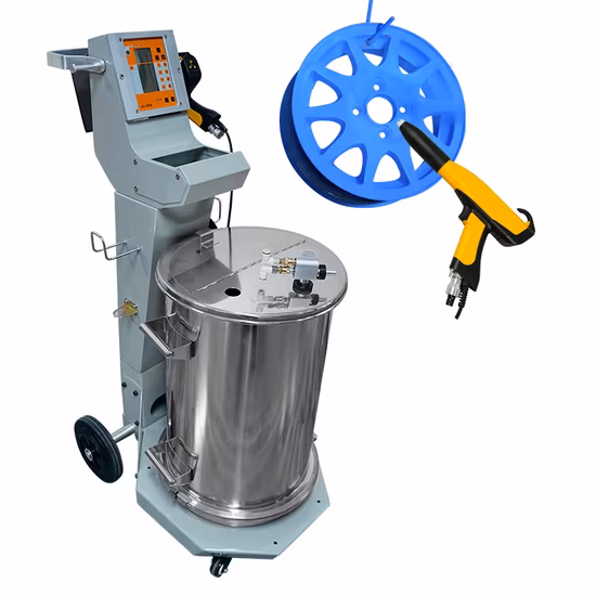 粉体塗装機用静電粉体ホッパー